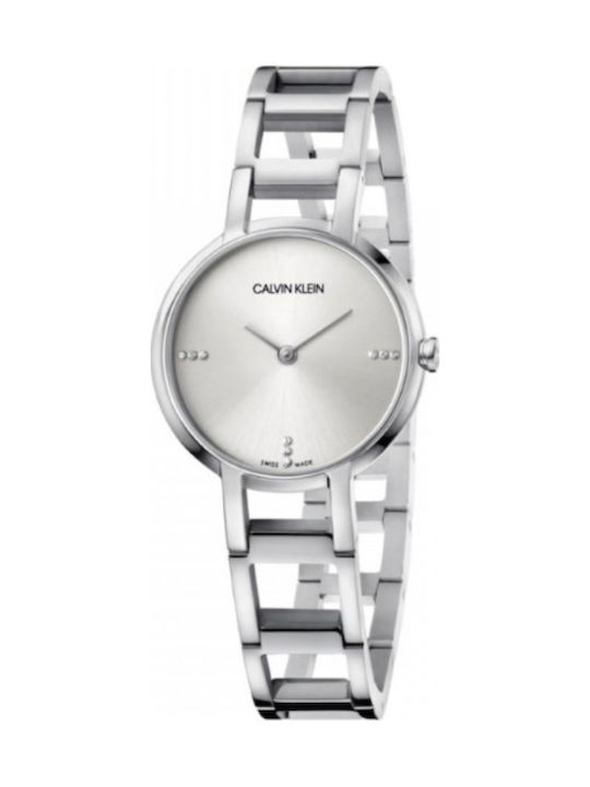 Calvin Klein Uhr mit Silber Metallarmband K8N2314W