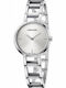 Calvin Klein Women's Watch 32mm Battery with Silver Stainless Steel Bracelet