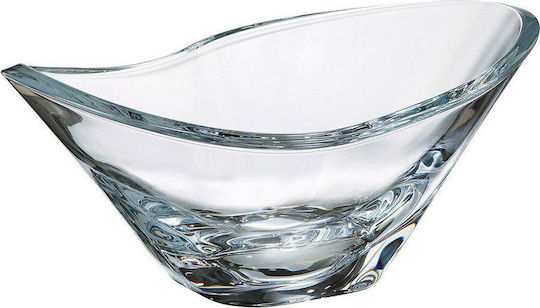 Bohemia Kyoto Dekorative Schale Kristall Transparent 31x31cm