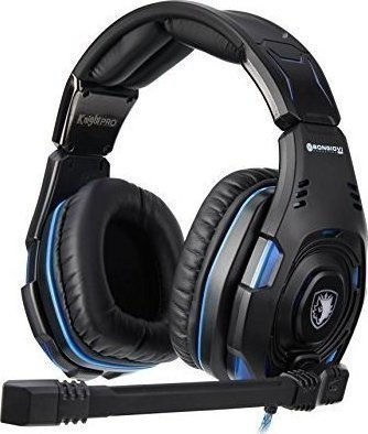 Sades Knight Pro Over Ear Gaming Headset με σύνδεση USB Μπλε