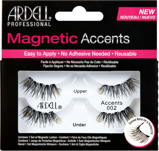 Ardell Accent False Lashes in Black color 002