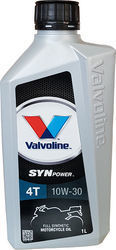 Valvoline Synpower 4T Synthetic Motorcycle Oil for Four-Stroke Engines 10W-30 1lt