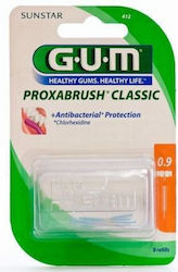 GUM 412 Refill 0.9mm Proxabrush Classic Μεσοδόντια Βουρτσάκια 0.9mm 8τμχ GUM 412 Refill 0.9mm Proxabrush Classic Μεσοδόντια Βουρτσάκια 0.9mm 8τμχ