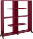 Βιβλιοθήκη Kipp Ροζ 113x28x115εκ.