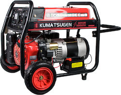 Kumatsugen GB9000MP Γεννήτρια Βενζίνης Τετράχρονη με Μίζα, Ρόδες και Μέγιστη Ισχύ 9kVA