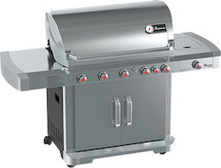 Landmann Avalon PTS+ 6.1 Gasgrill 5 Brenner 14.4kW mit Seitenbrenner