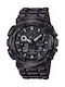 Casio G-Shock Analog/Digital Uhr Chronograph Batterie mit Schwarz Kautschukarmband