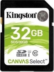 Kingston Canvas Select SDHC 32GB Class 10 U1 UHS-I