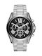 Michael Kors Bradshaw Watch Chronograph with Silver Metal Bracelet