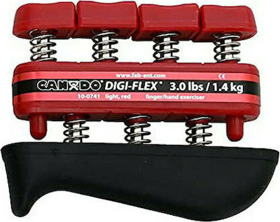 Cando Digi-Flex Finger - Hand Trainer Red with Resistance up to 1.4kg