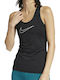Nike Victory Αμάνικη Γυναικεία Αθλητική Μπλούζα σε Μαύρο χρώμα
