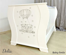 Baby Smile Babybett Delia Weiß für Matratze 70x140cm