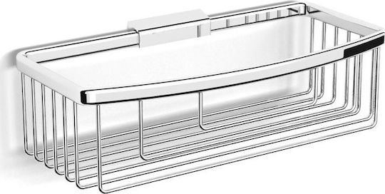 Langberger Wandmontiert Schwamm-Halter Inox Silber