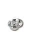 Zaros Decorative Bowl Silver 15x17x18cm