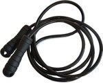 Leone PVC / Wire Adjustable Jump Rope with Ball Bearings Black 2.75m