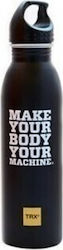 TRX Sport Water Bottle Stainless Steel 500ml Black
