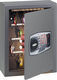 Technomax 120 Hooks Wall-mounted Combination Key Holder Metallic with Combination Dial 120 Hooks 36x14x47cm