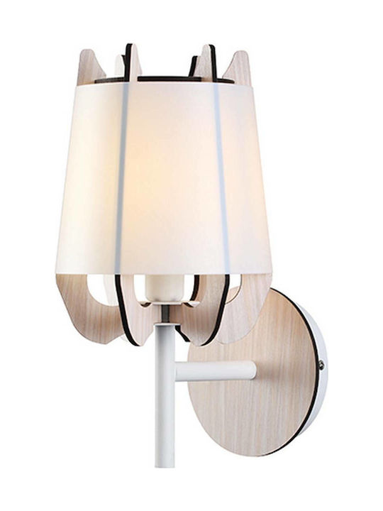 Aca Lamp Wall White 17x21x32.5cm