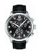 Tissot Chrono XL Classic Watch Chronograph with Black Leather Strap