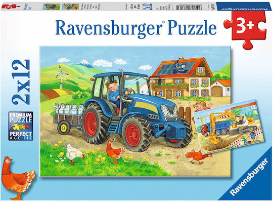 Kids Puzzle Construction site 12pcs Ravensburger