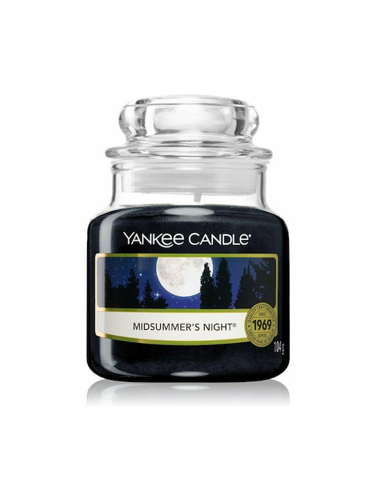 Yankee Candle Scented Candle Jar with Scent Midsummer´s Night Black 104gr 1pcs