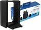 Dobe Tower Stand & Twin Charging Docking Station Charging Station for 2 controllers PS3 / PS4 / XBOX 360 / XBOX One Black