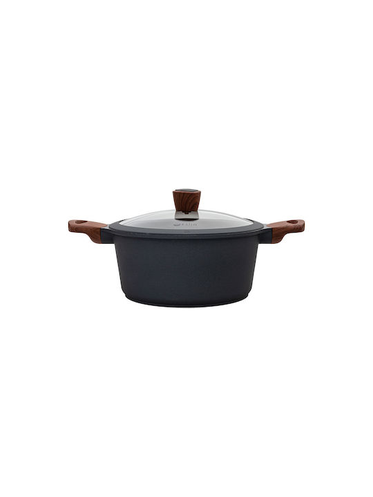 Estia Stone Cast Aluminum Stockpot 4.5lt / 24cm