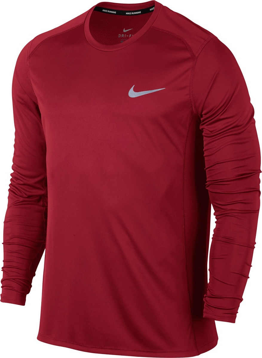 nike dry miler running top