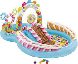 Intex Candy Zone Play Center Παιδική Πισίνα Φουσκωτή 295x191x130εκ.