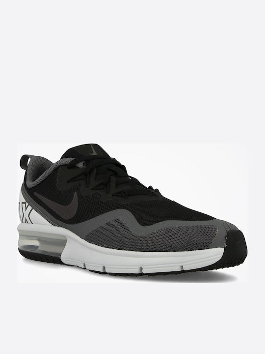 Air Max Fury GS Αθλητικά Παιδικά Παπούτσια Running με Κορδόνια Μαύρα