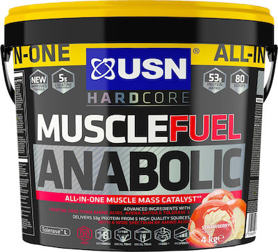 USN Hardcore Muscle Fuel Anabolic with Flavor Cookies & Cream 4kg