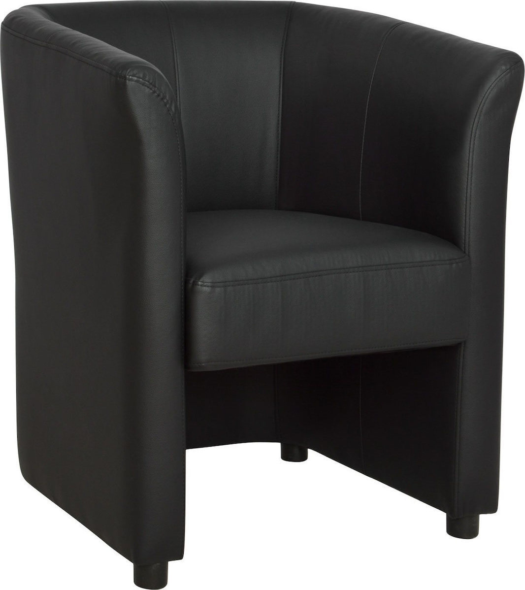 Appolon Πολυθρόνα από Δερματίνη σε Μαύρο Χρώμα HM3090.02 65x60x78cm ...