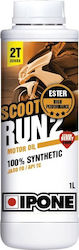 Ipone Scoot Run 2 Synthetic Motorcycle Oil for Two-Stroke Engines 1lt