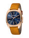 Esprit Uhr mit Braun Lederarmband ES1G038L0055