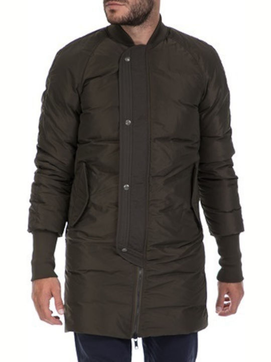 Scotch & Soda 101383-56 Geacă pentru bărbați de iarnă Puffer Maro 101383-0056