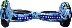 Rooder Army Blue 10" Hoverboard with 15km/h Max Speed and 18km Autonomy in Albastru Color