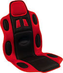 Autoline Polyester Single Seat Cover 1pcs Polymesh Red / Black