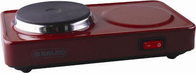 Kalko K6622 Enamel Countertop Single Burner Red