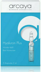 Arcaya Hyaluron Plus 5 Ampoules X Hidratant Serum Față cu Acid Hialuronic 5x2ml