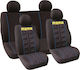 Momo Car Cover Set 7pcs Polyester 009 Black