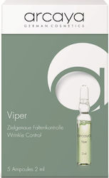 Arcaya Viper Ampoules 5x2ml Anti-îmbătrânire Serum Față 5x2ml