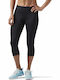 Reebok 3/4 Workout Alergare Colanti de femei Capri Colanti Negru