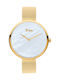 Jcou Luna Watch with Pink Gold Metal Bracelet