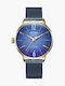 Welder Women's Watch Chronograph with Blue Metal Bracelet