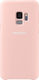 Samsung Cover Umschlag Rückseite Silikon Rosa (...