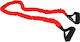 inSPORTline Resistance Band Morpo Heavy - 130cm Resistance Band Gymtube Hard with Handles Red 1.3m