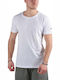 BodyTalk Αθλητικό Ανδρικό T-shirt Λευκό Μονόχρωμο