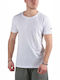 BodyTalk Men's Athletic T-shirt Short Sleeve White