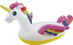 Intex Kids Inflatable Ride On Unicorn with Handles White 201cm
