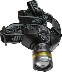 F.F. Group Headlamp LED Waterproof IP62 with Maximum Brightness 160lm